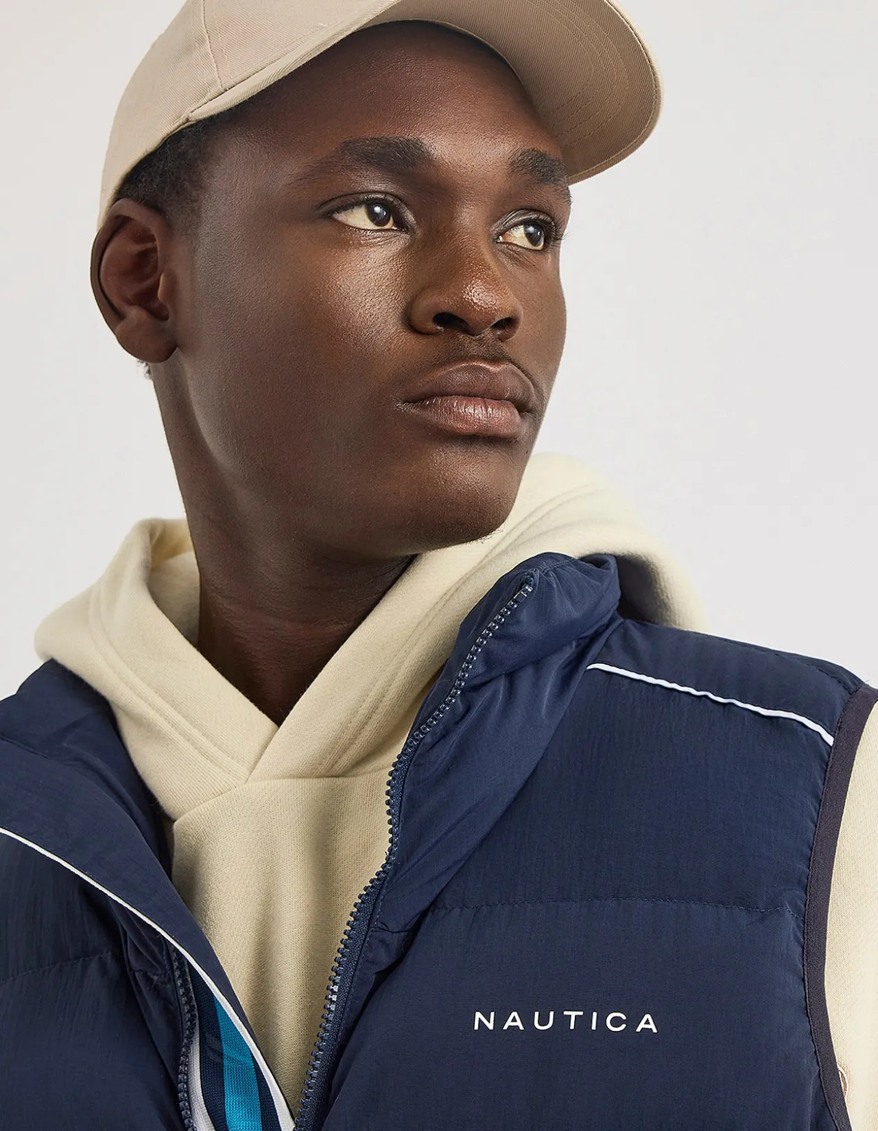 TEVAR PADDED GILET VEST DARK NAVY