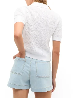 TEXTURED POLO KNIT