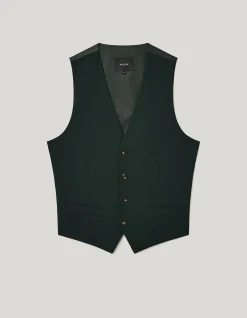 Textured Tailored Vest