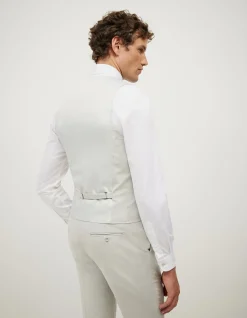 Textured Tailored Vest