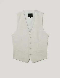 Textured Tailored Vest