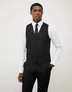 Textured Tailored Vest