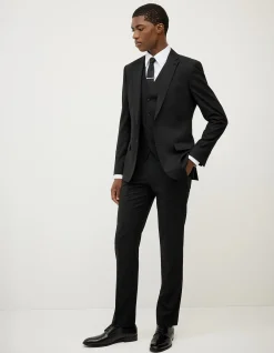 Textured Tailored Vest