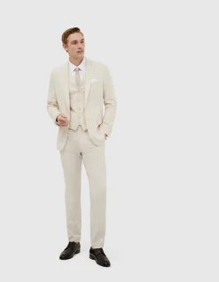 Textured Tailored Vest