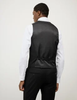 Textured Tailored Vest