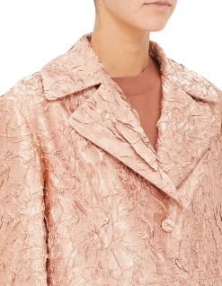 Textured A-Line Coat