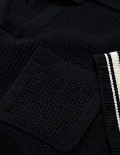 TEXTURED KNIT POLO