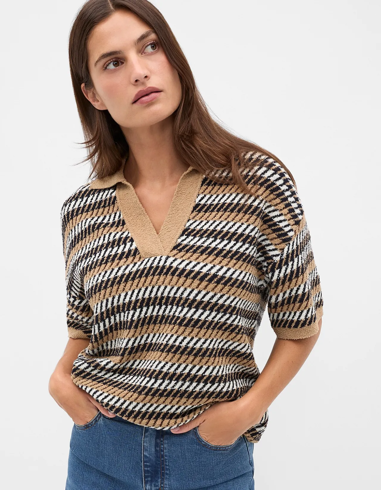 TEXTURED LUREX KNIT