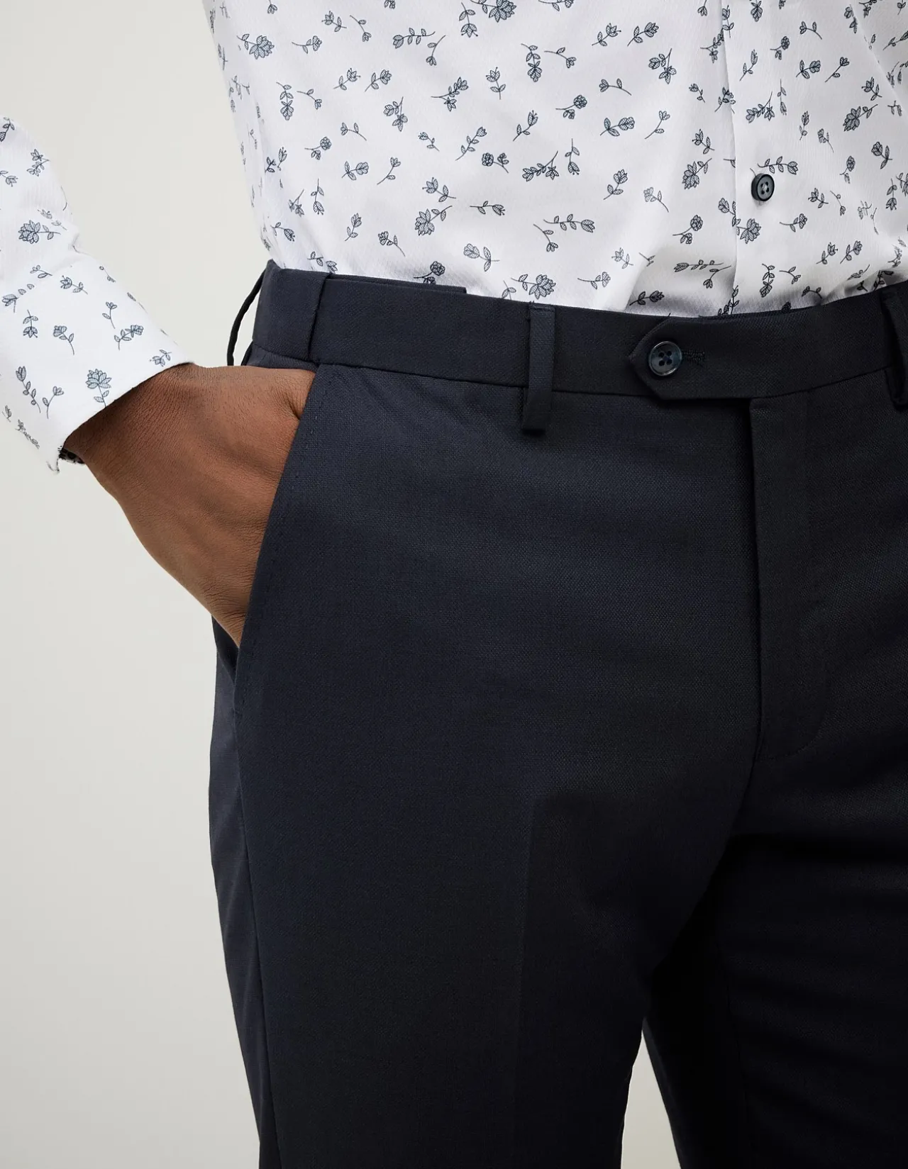 Textured Tailored Pant