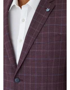 Textured Window Check Jacket