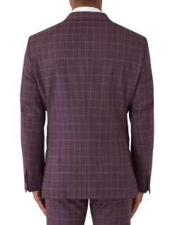 Textured Window Check Jacket