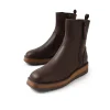 Thans Leather Zip Ankle Boots