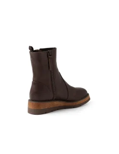 Thans Leather Zip Ankle Boots
