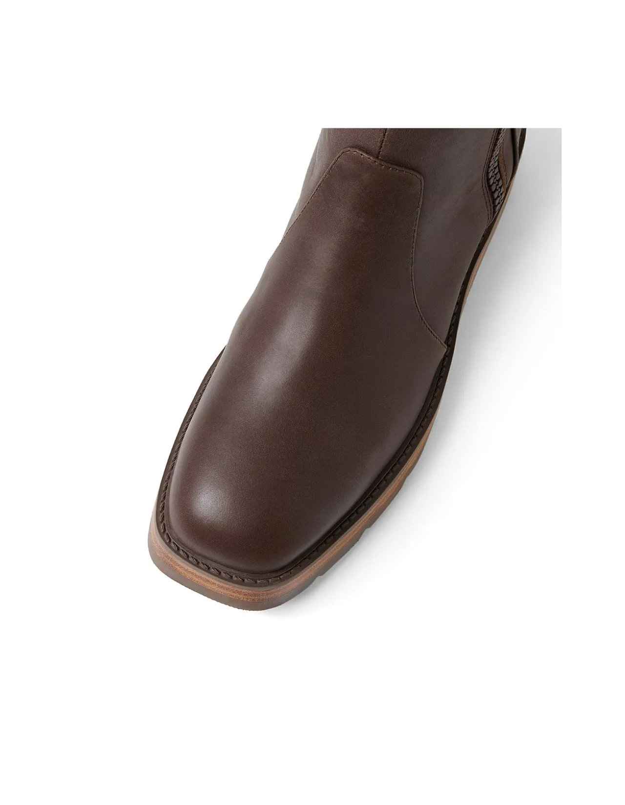 Thans Leather Zip Ankle Boots