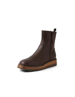 Thans Leather Zip Ankle Boots