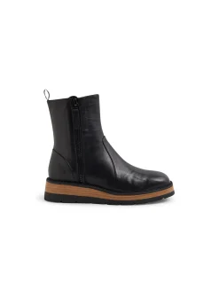 Thans Twin Zip Leather Ankle Boots