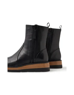 Thans Twin Zip Leather Ankle Boots