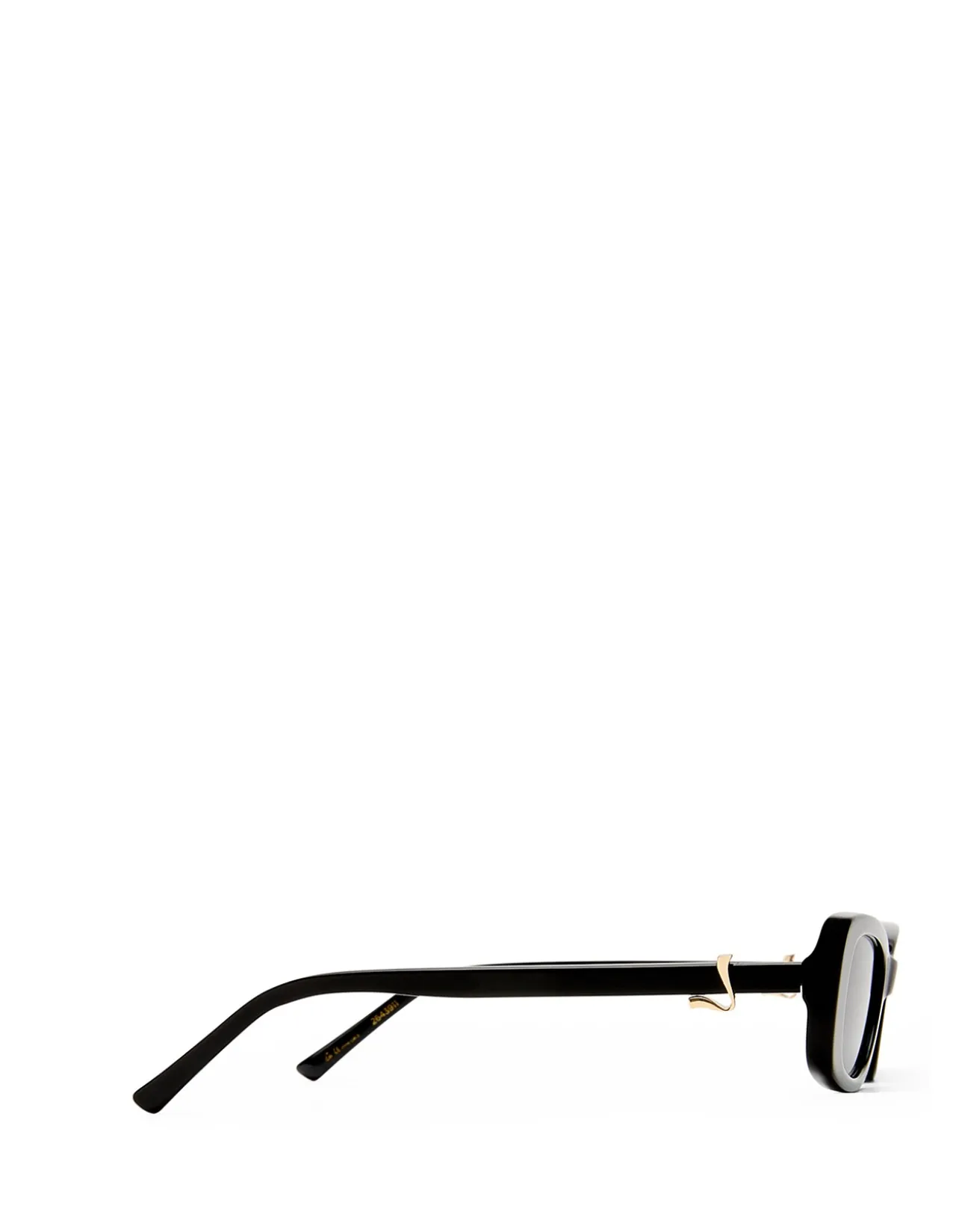 THE BELLA BLACK RECTANGLE Sunglasses