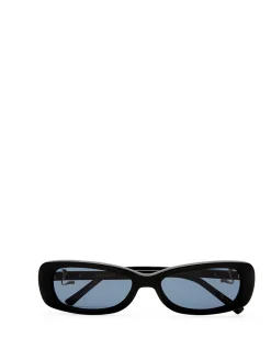 THE BELLA BLACK RECTANGLE Sunglasses