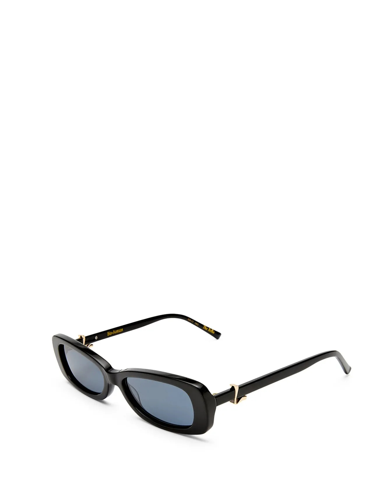 THE BELLA BLACK RECTANGLE Sunglasses