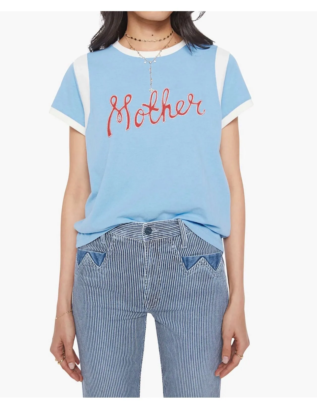 The Boxy Goodie Inset T-Shirt
