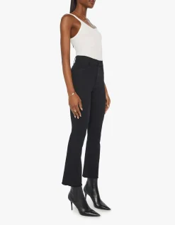 The Hustler Ankle Fray High Rise Mini Boot Jeans