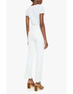 The Hustler Ankle Fray High Rise Mini Boot Jeans