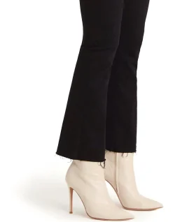 The Hustler Ankle Fray High Rise Mini Boot Jeans