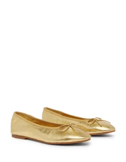 THE LILY GOLD BALLET FLAT