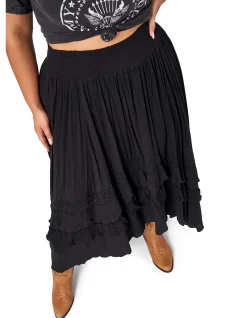 THE POETIC GYPSY - FRONTIER MAXI SKIRT