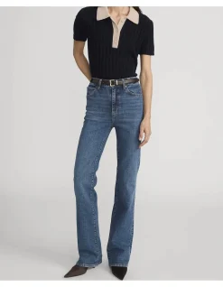 The Arrow High Rise Bootcut Denim Jeans