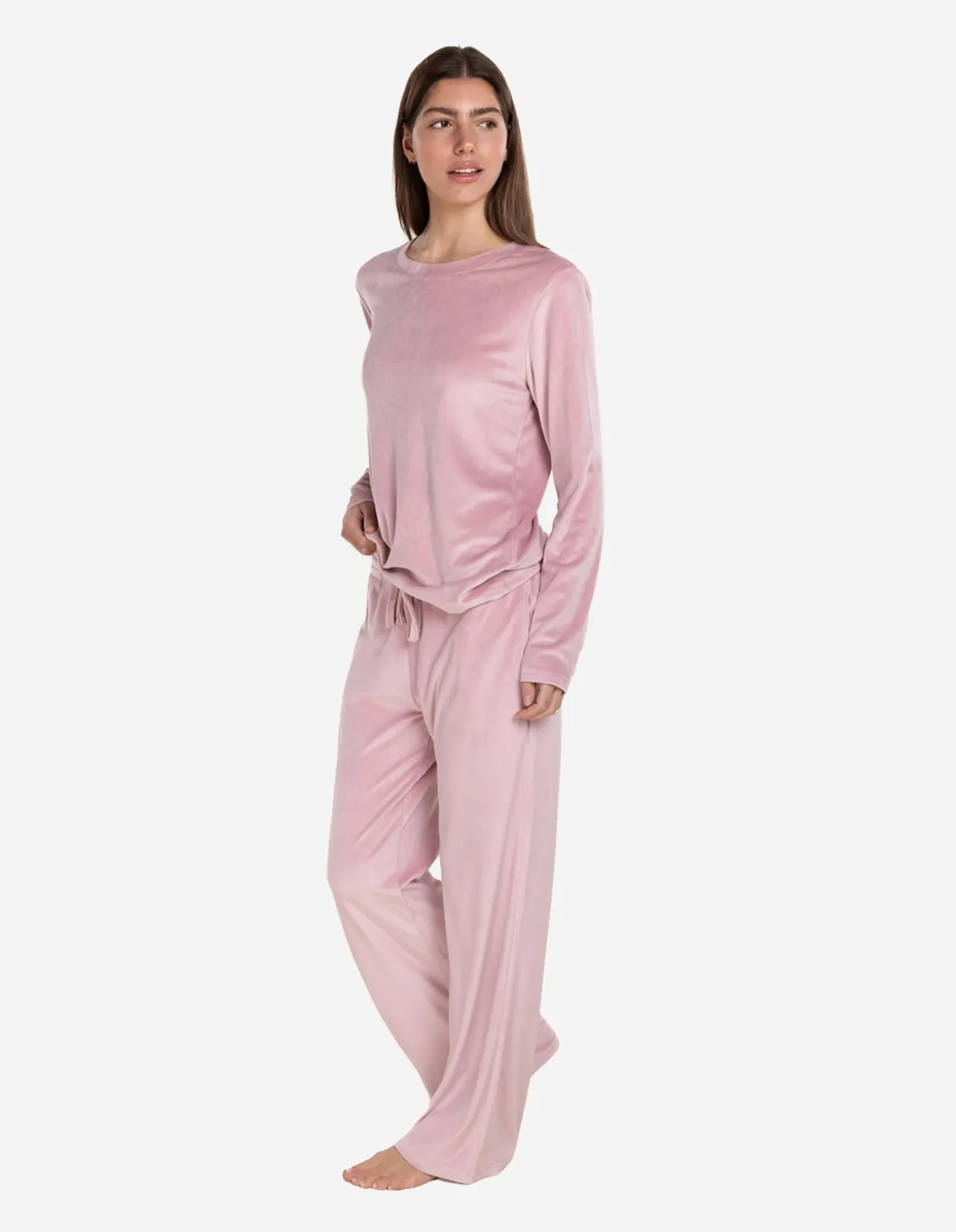 Thea Velour Long Lounge Set