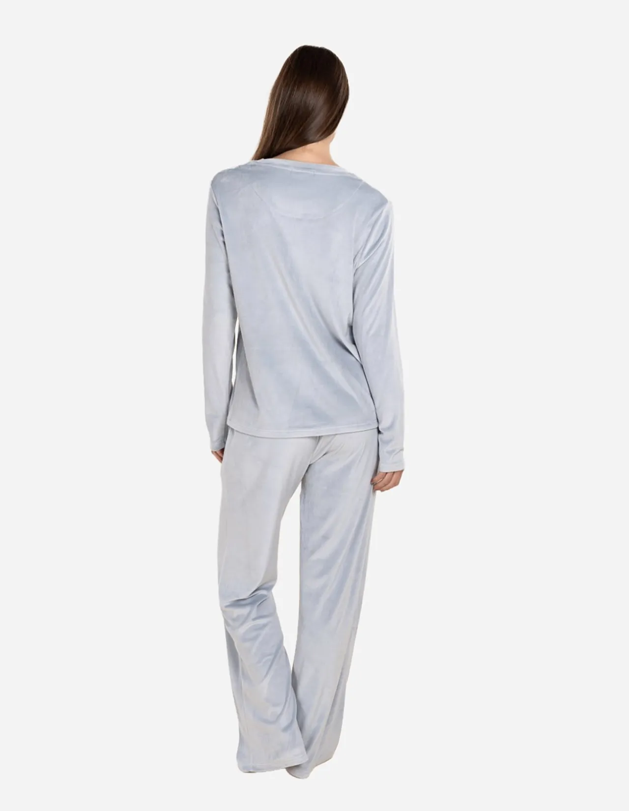 Thea Velour Long Lounge Set