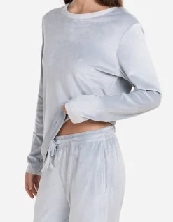Thea Velour Long Lounge Set