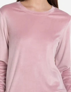 Thea Velour Long Lounge Set