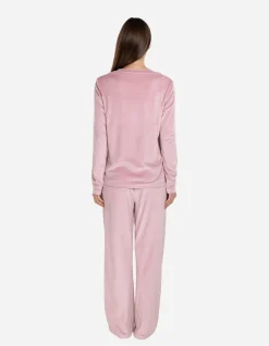 Thea Velour Long Lounge Set