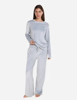 Thea Velour Long Lounge Set