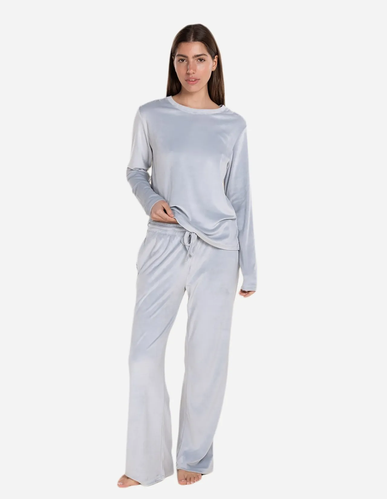 Thea Velour Long Lounge Set