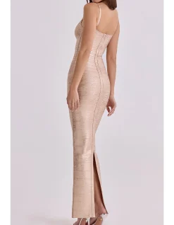 THE BODY BANDAGE MAXI DRESS