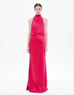 THE 'CAMERON' SATIN DRESS