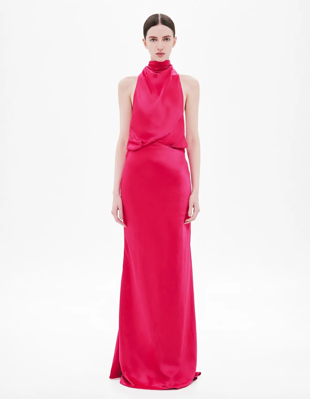 THE 'CAMERON' SATIN DRESS
