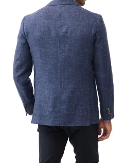 THE CASCADES SPORTS FIT JACKET - BLUESTONE