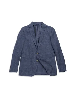THE CASCADES SPORTS FIT JACKET - BLUESTONE