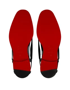 THE CHELSEA GORP FLAT PATENT VERSION BLACK BOOTS
