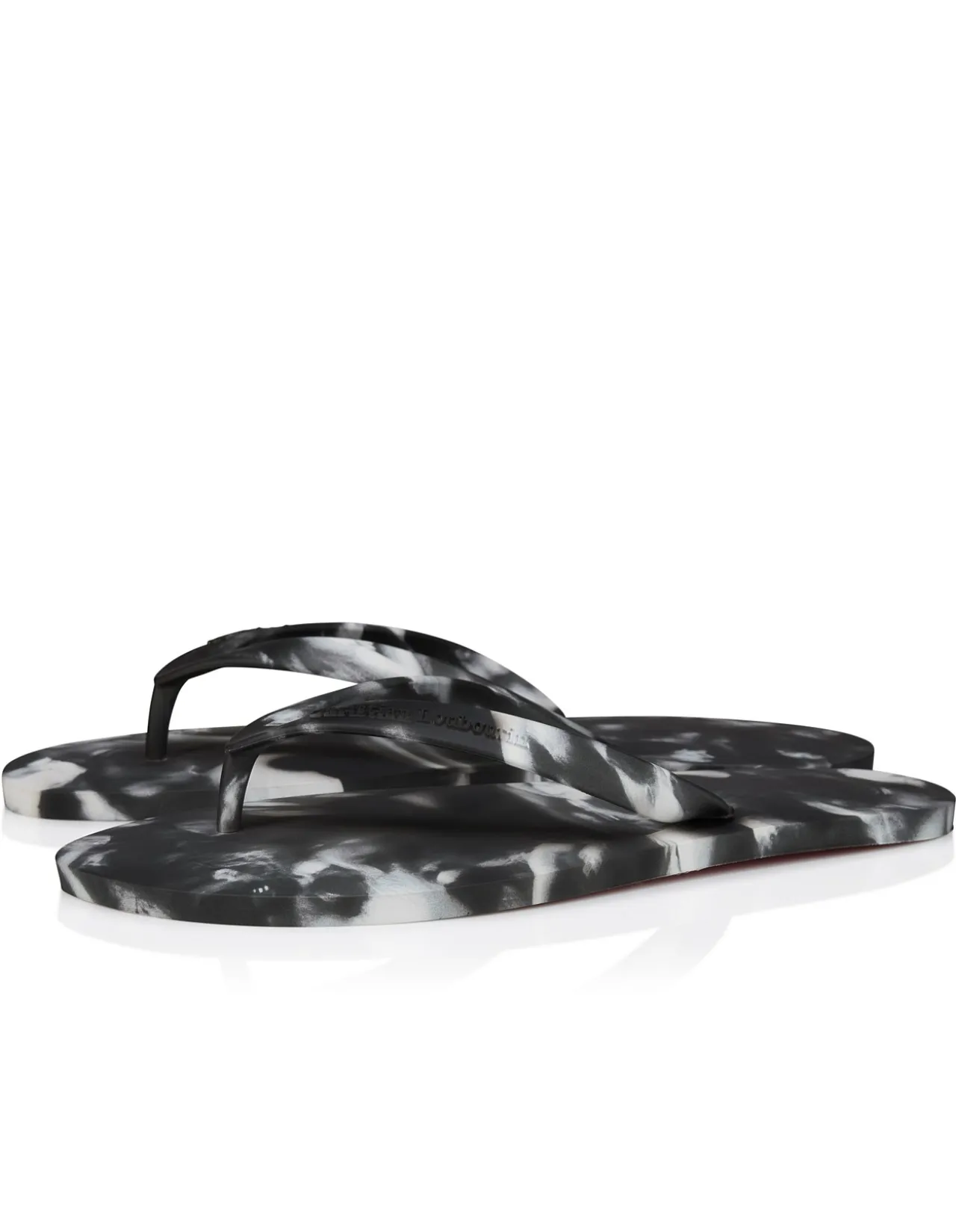 THE CHRISTIAN LOUBOUTIN SUMMER RUBBER MOISES THONGS