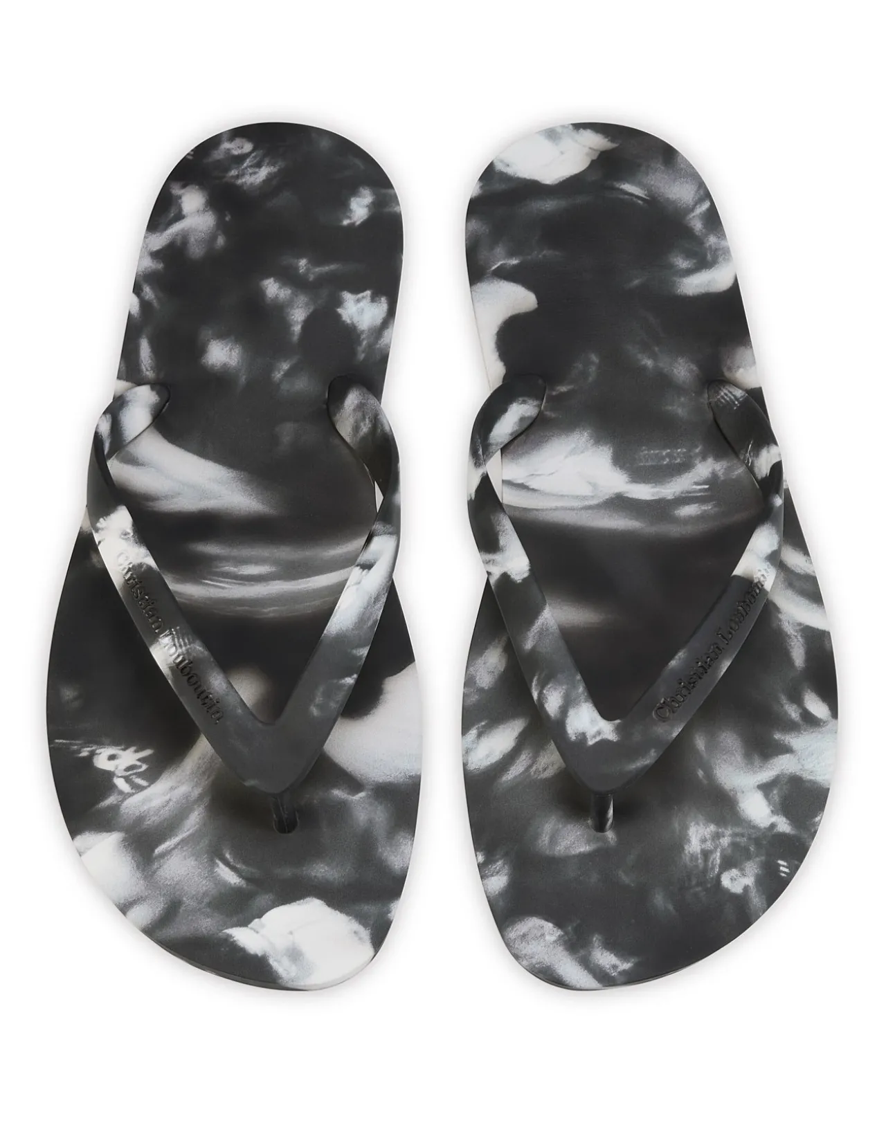 THE CHRISTIAN LOUBOUTIN SUMMER RUBBER MOISES THONGS