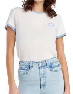 The Collegiate Chest Logo Ringer T-Shirt