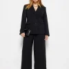 THE DRAPED LEG CREPE TROUSER