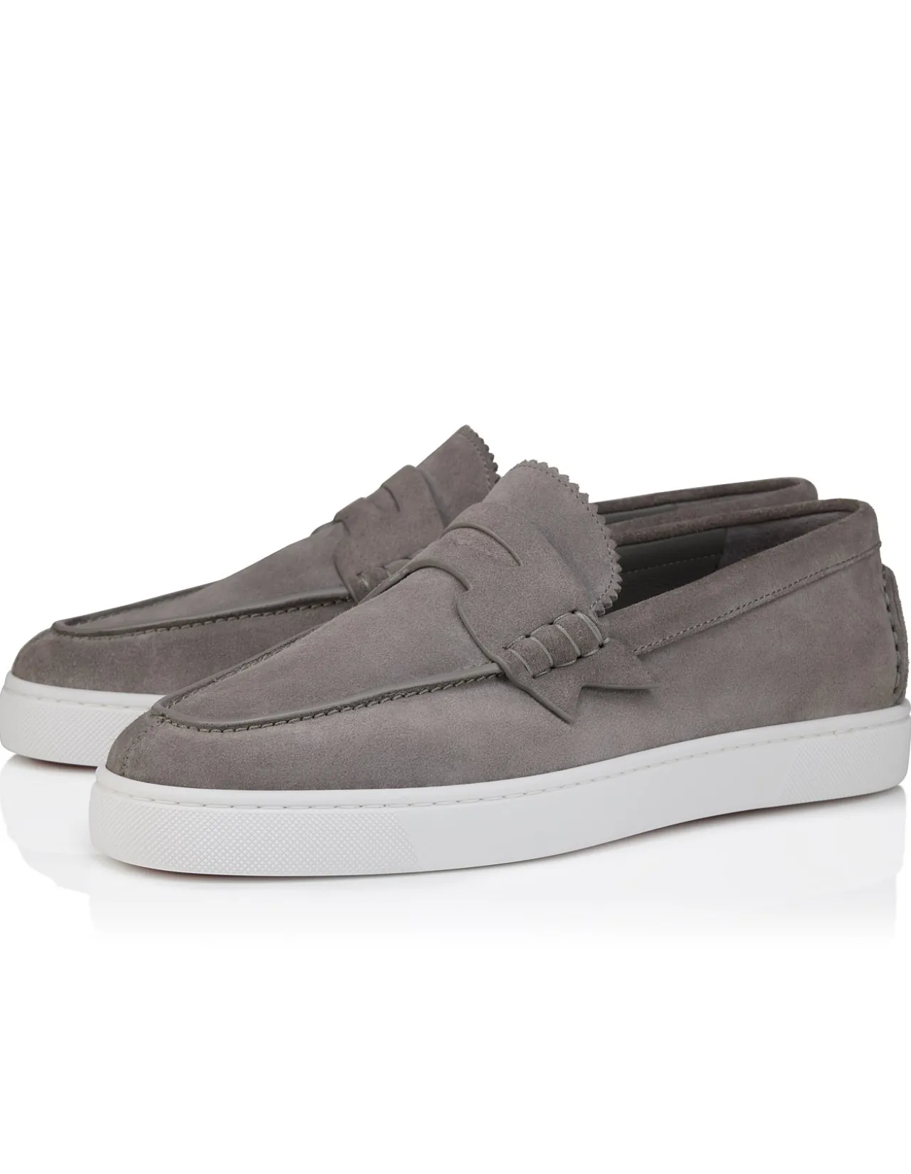 THE HAROLD I FLAT CROSTA RETOURNEE DS PHANTOM GREY LOAFERS