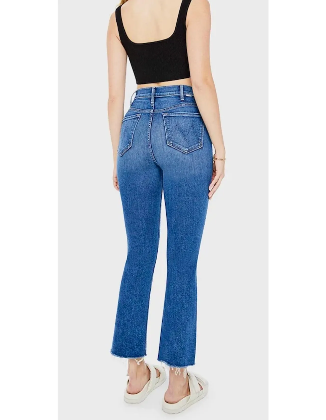The Hustler High Rise Ankle Bootcut Jeans